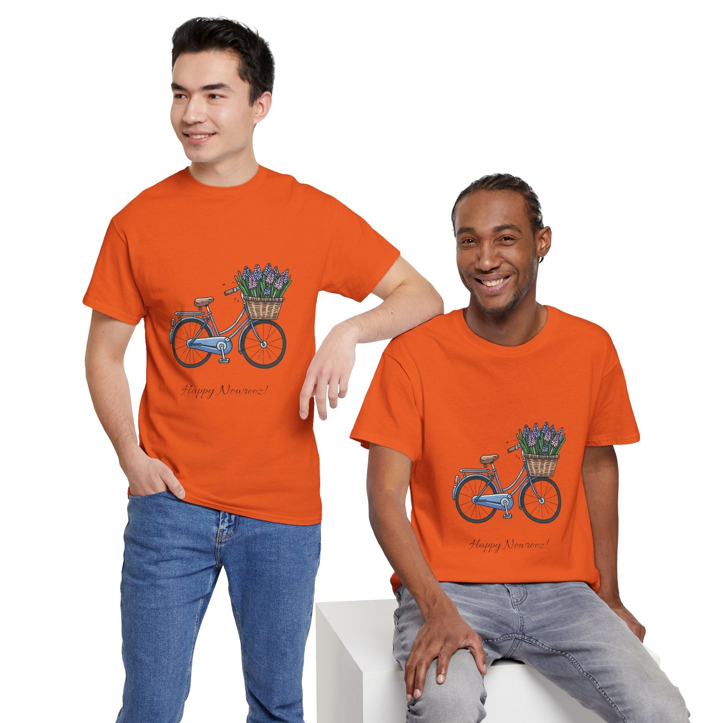 Hyacinth-bike Unisex Nowrooz Tshirt