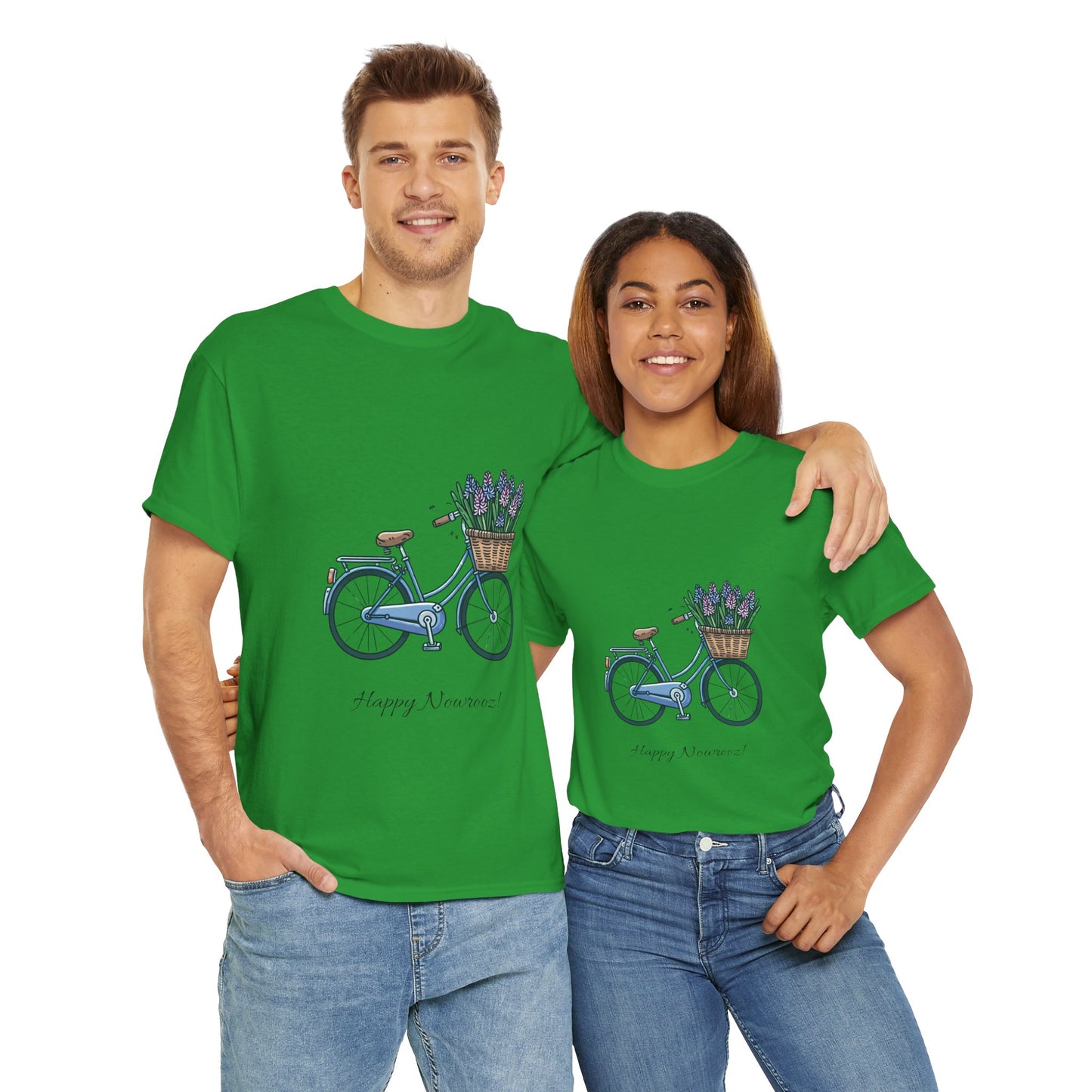 Hyacinth-bike Unisex Nowrooz Tshirt