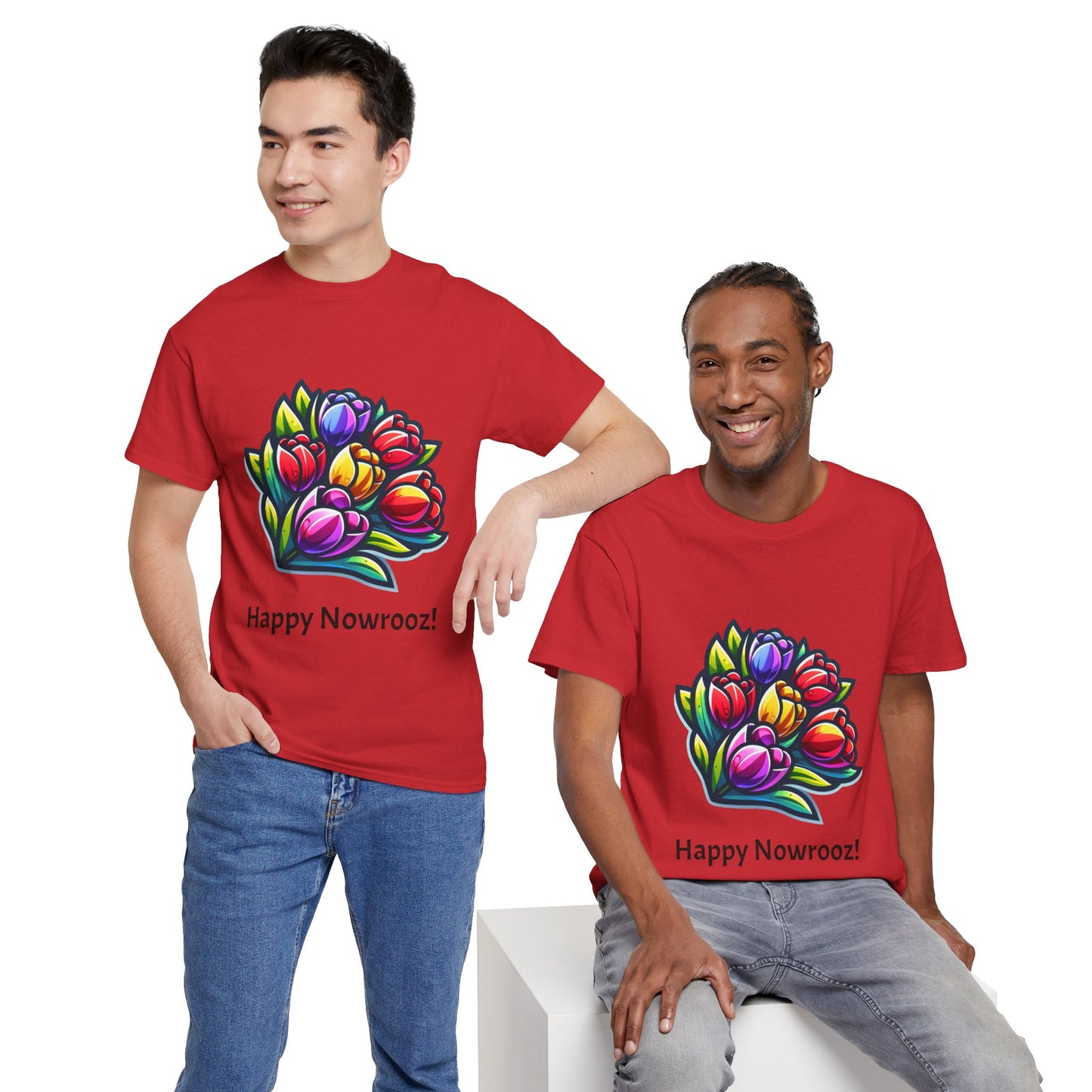 Tulips Unisex Nowrooz Tshirt