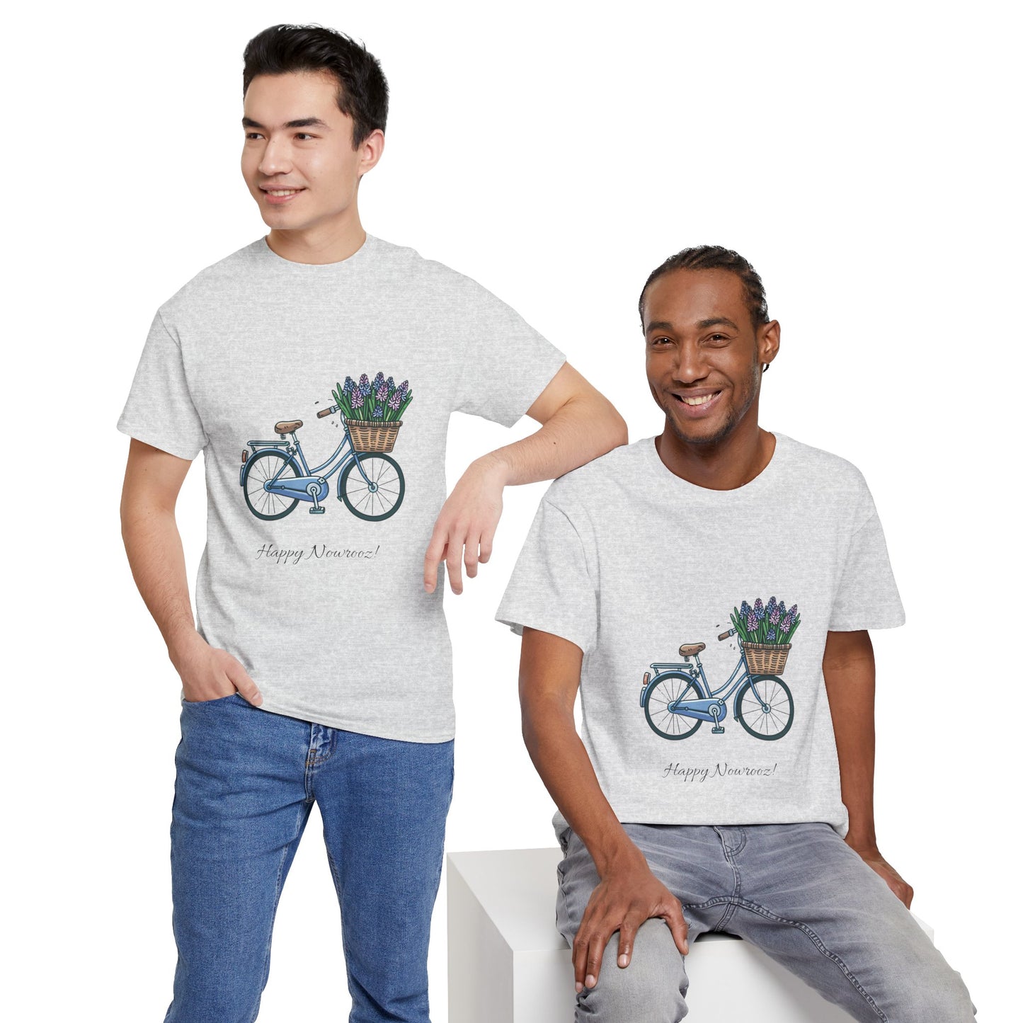 Hyacinth-bike Unisex Nowrooz Tshirt