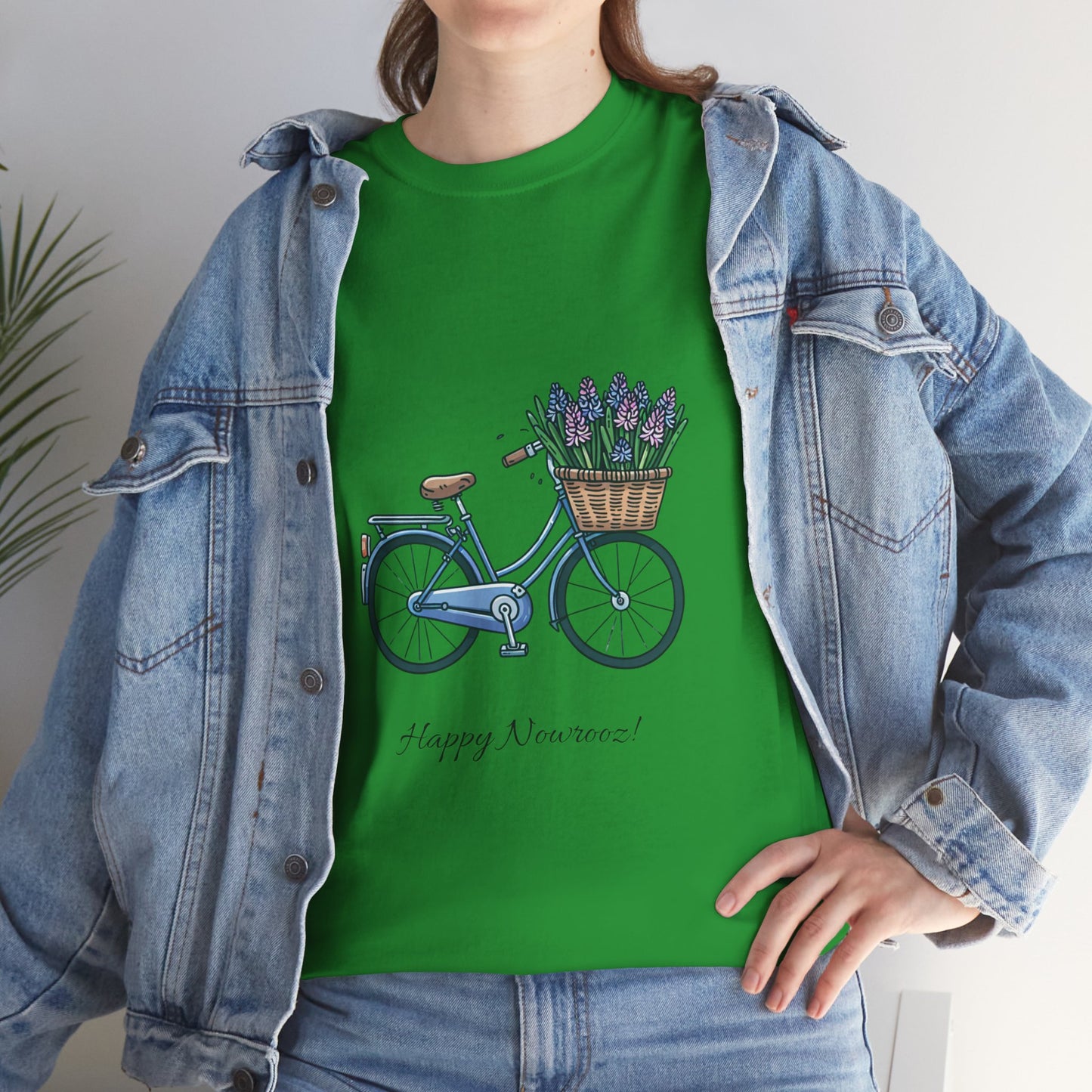 Hyacinth-bike Unisex Nowrooz Tshirt