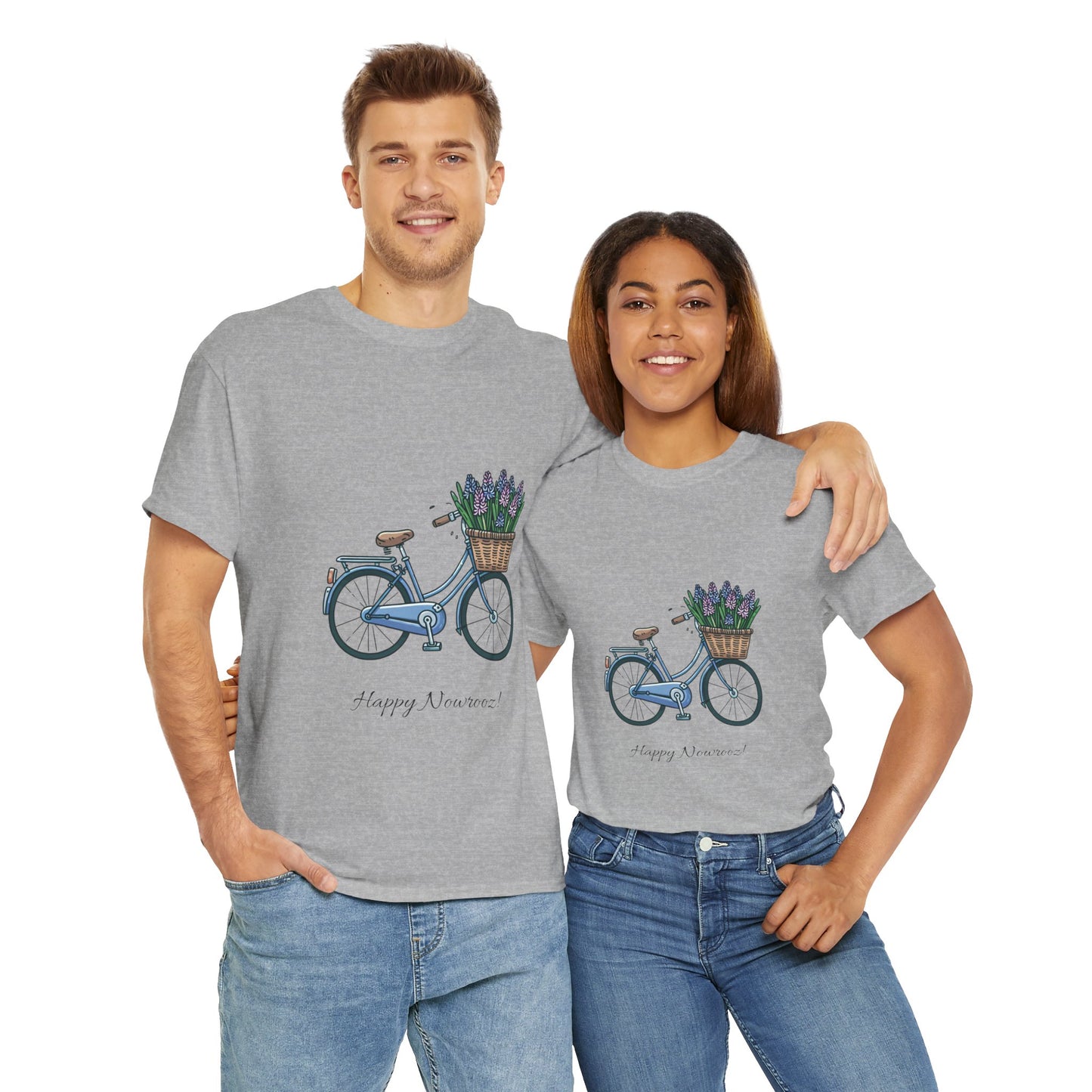 Hyacinth-bike Unisex Nowrooz Tshirt