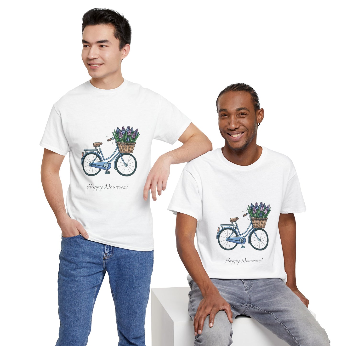 Hyacinth-bike Unisex Nowrooz Tshirt