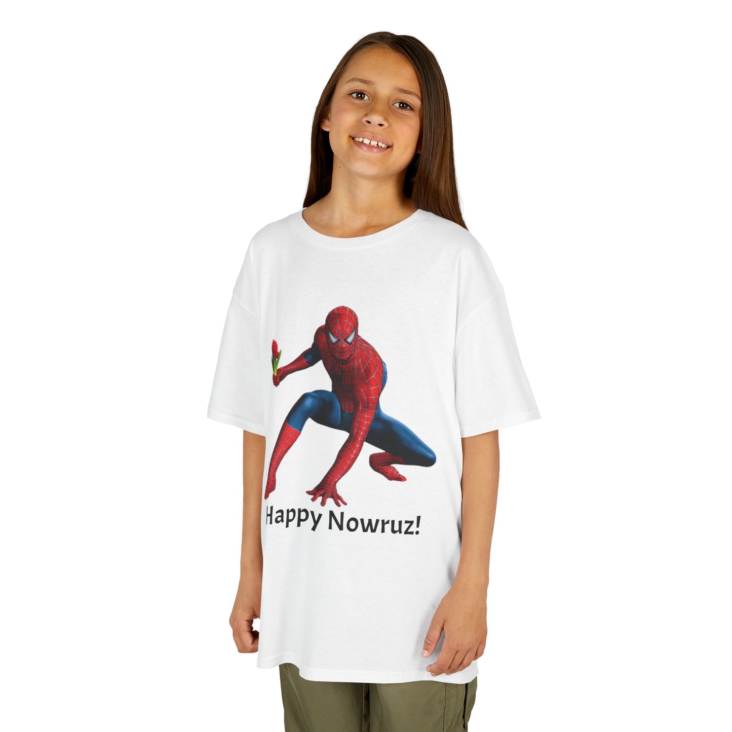 Spiderman Kids Nowruz Tshirt (10 - 18 yrs. Old)