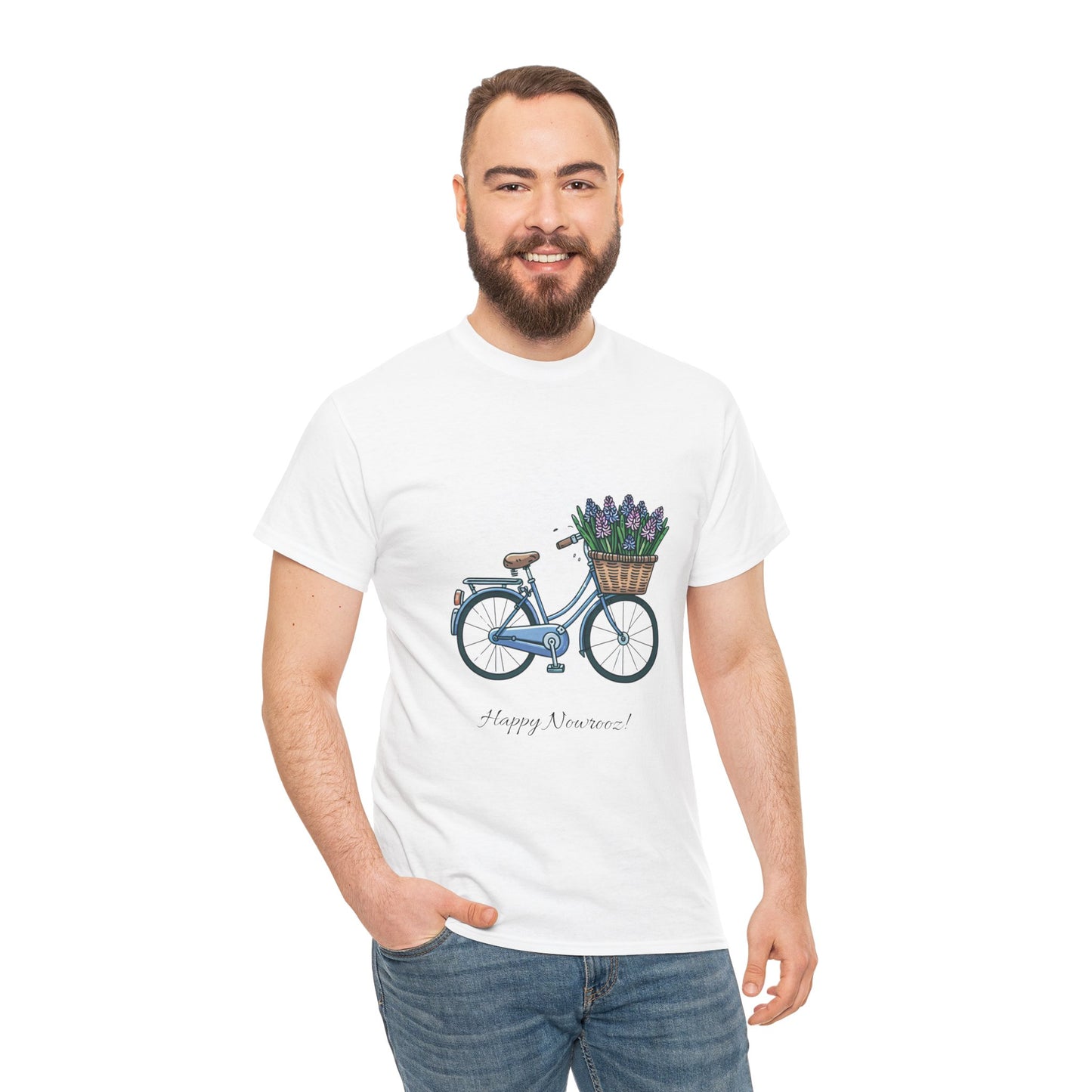 Hyacinth-bike Unisex Nowrooz Tshirt