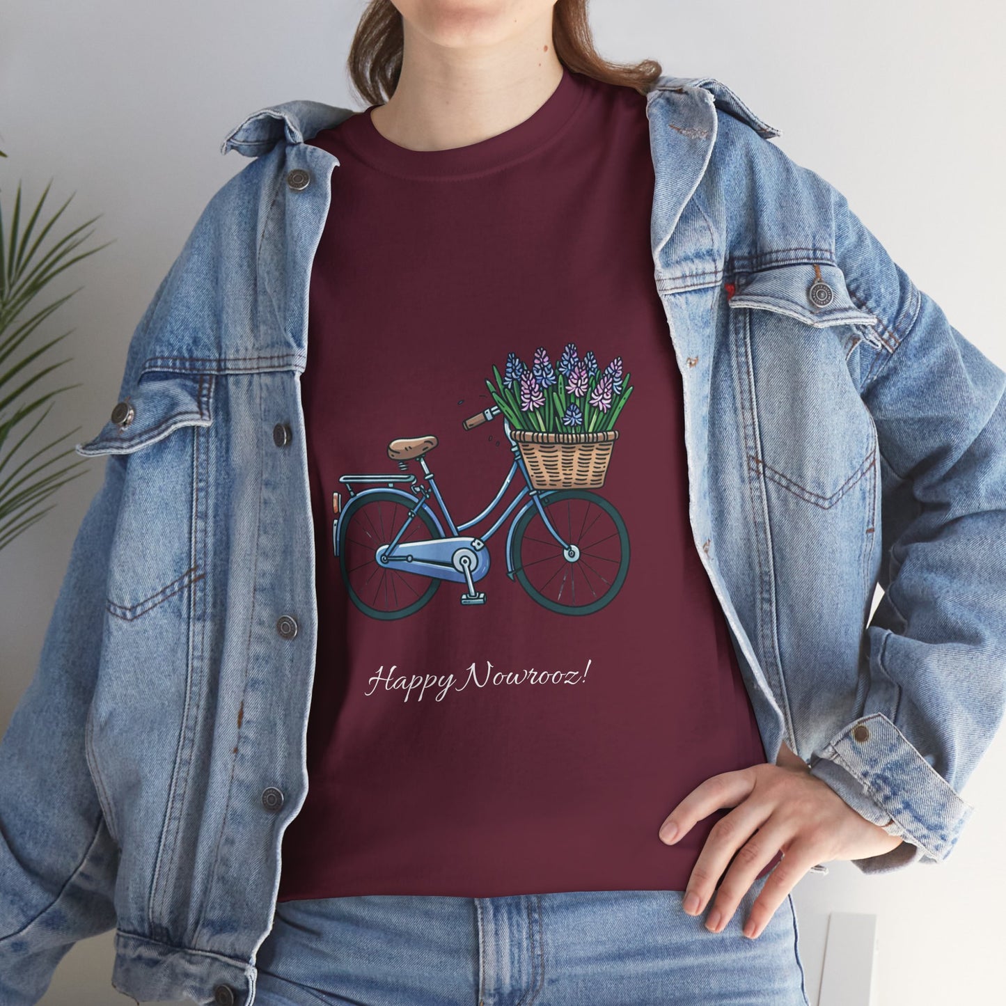 Hyacinth-bike Unisex Nowrooz Tshirt