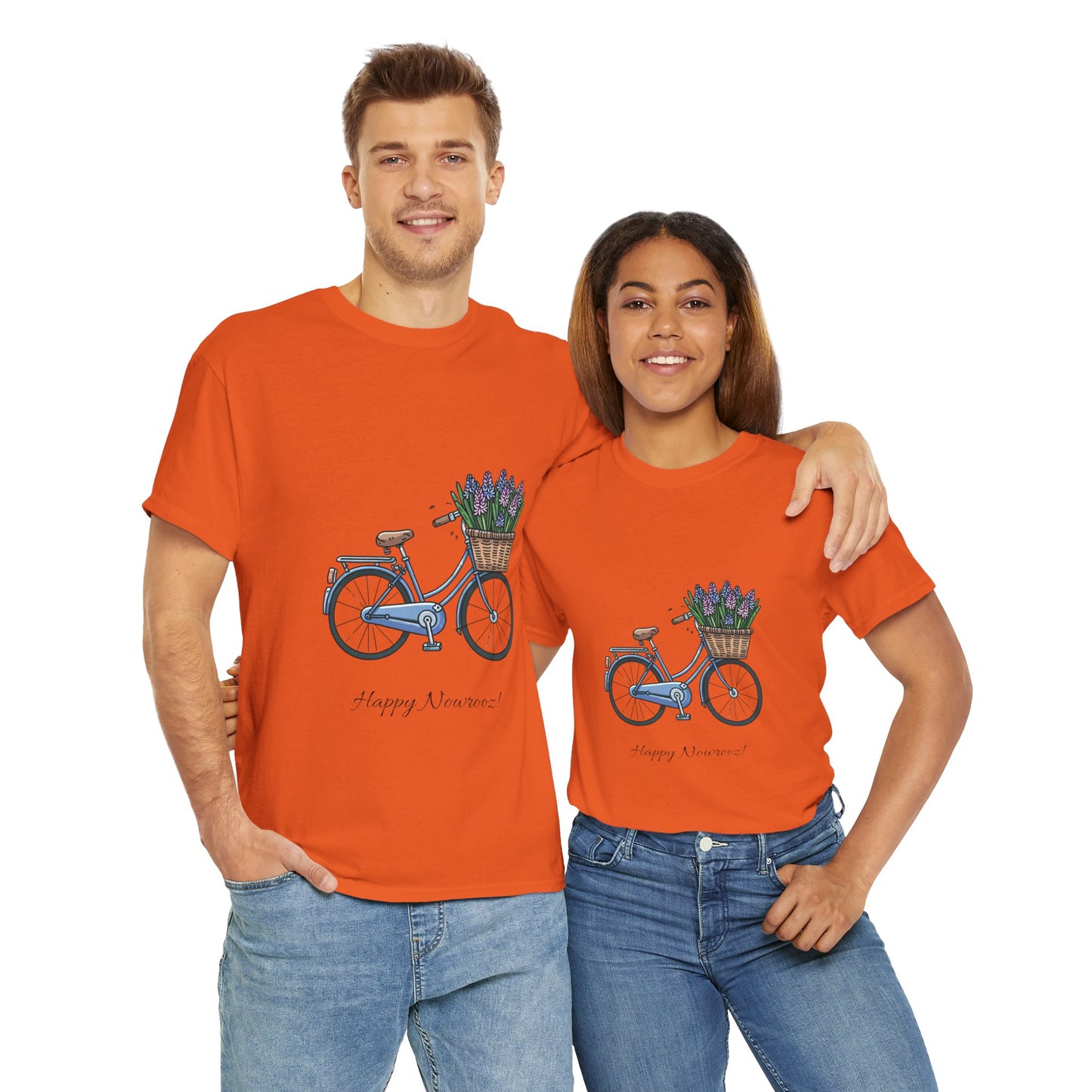 Hyacinth-bike Unisex Nowrooz Tshirt