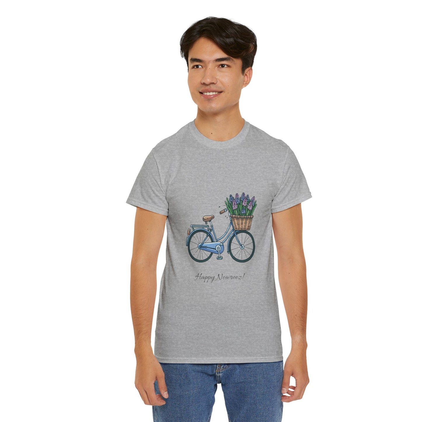 Hyacinth-bike Unisex Nowrooz Tshirt