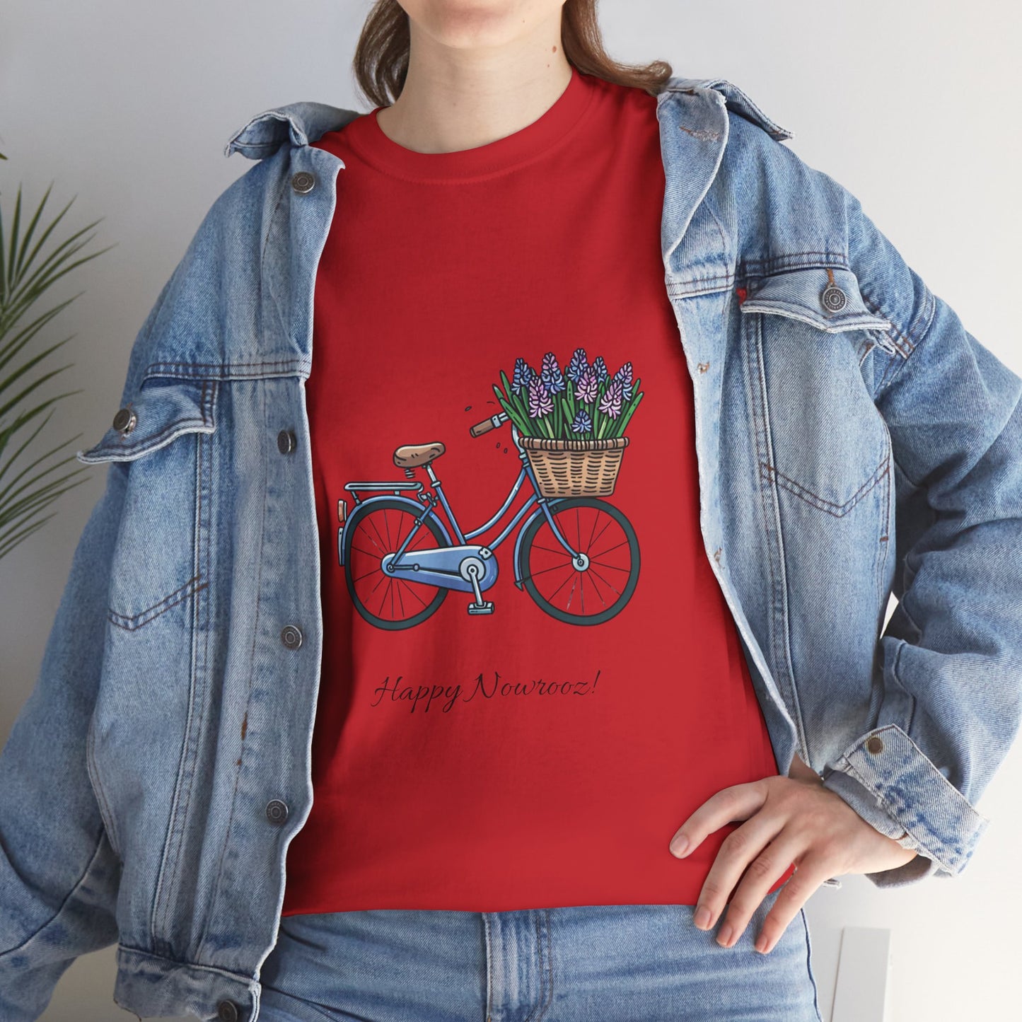 Hyacinth-bike Unisex Nowrooz Tshirt