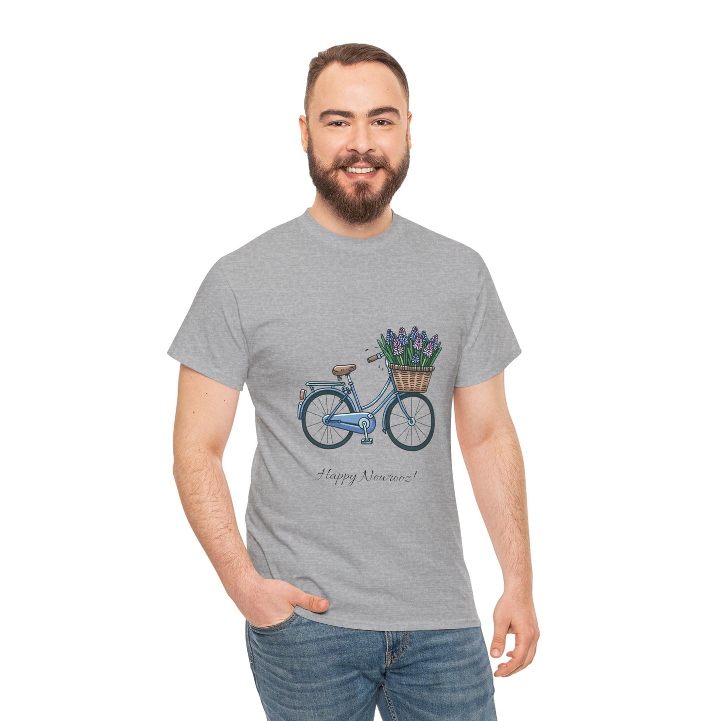 Hyacinth-bike Unisex Nowrooz Tshirt