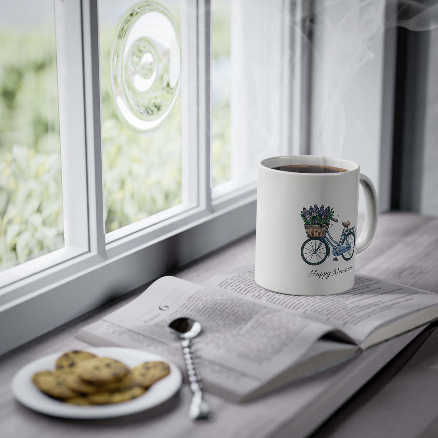 Hyacinth-bike Nowruz Mug