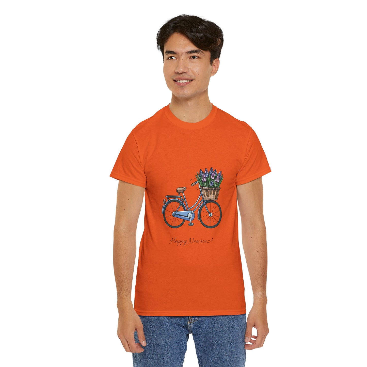 Hyacinth-bike Unisex Nowrooz Tshirt