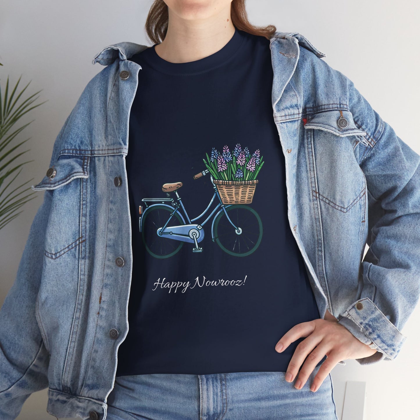 Hyacinth-bike Unisex Nowrooz Tshirt