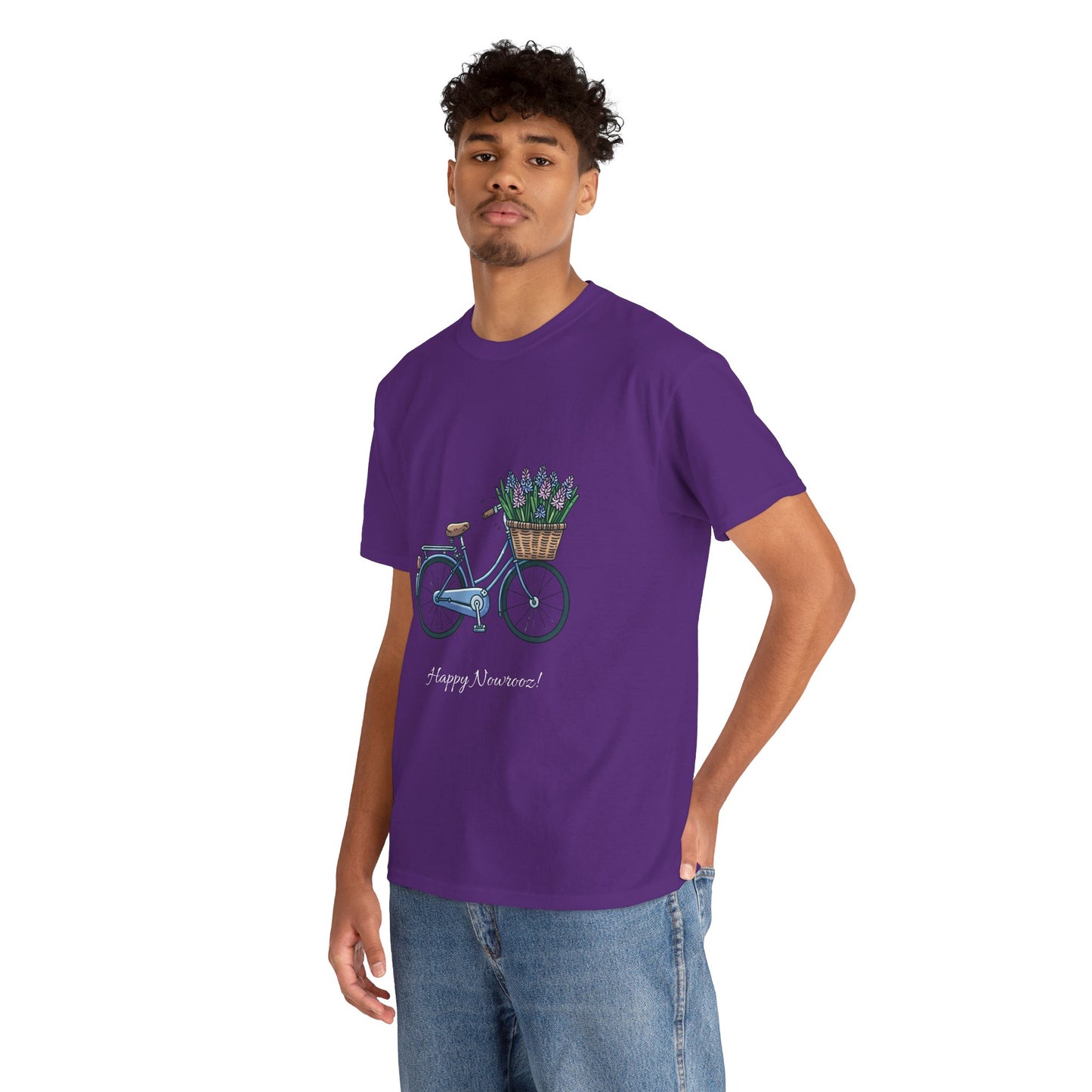 Hyacinth-bike Unisex Nowrooz Tshirt