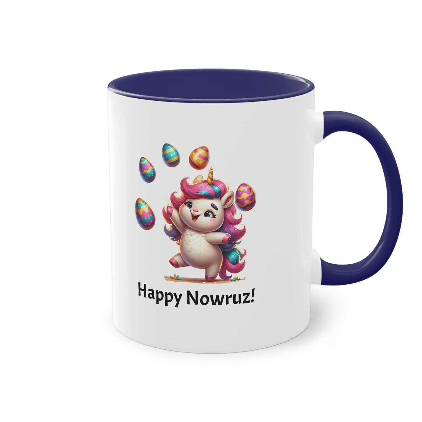 Unicorn Nowruz two-tone Mug