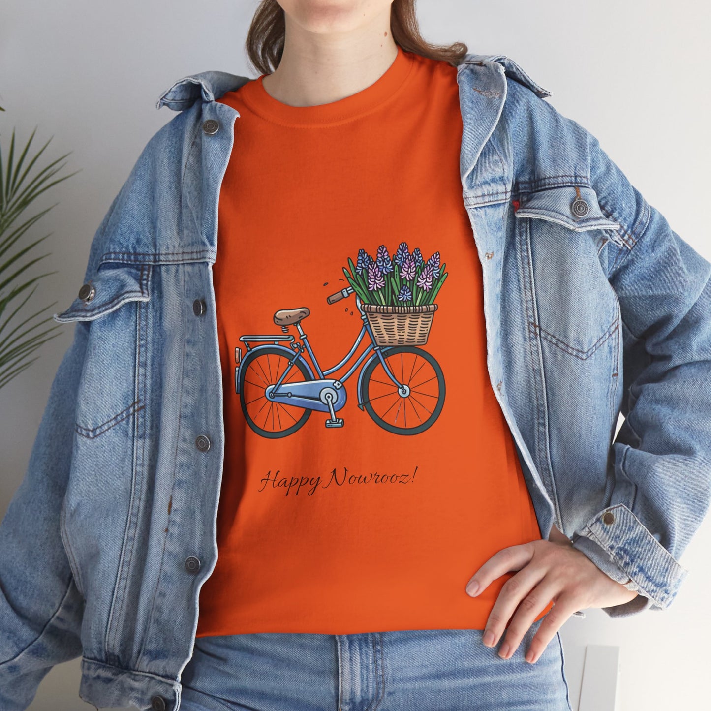 Hyacinth-bike Unisex Nowrooz Tshirt