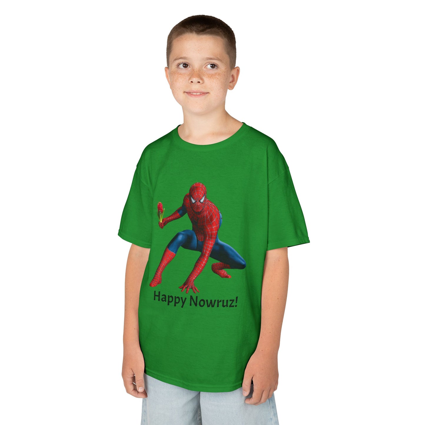 Spiderman Kids Nowruz Tshirt (10 - 18 yrs. Old)