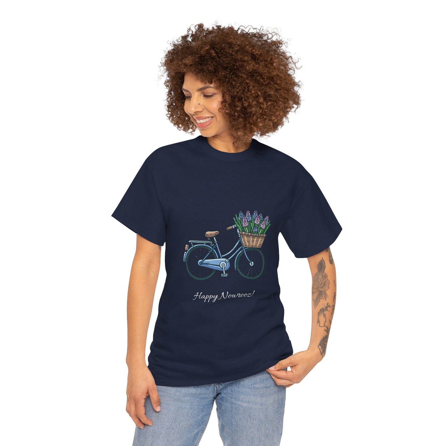 Hyacinth-bike Unisex Nowrooz Tshirt