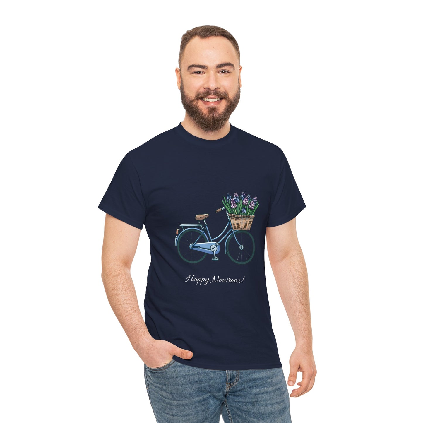 Hyacinth-bike Unisex Nowrooz Tshirt