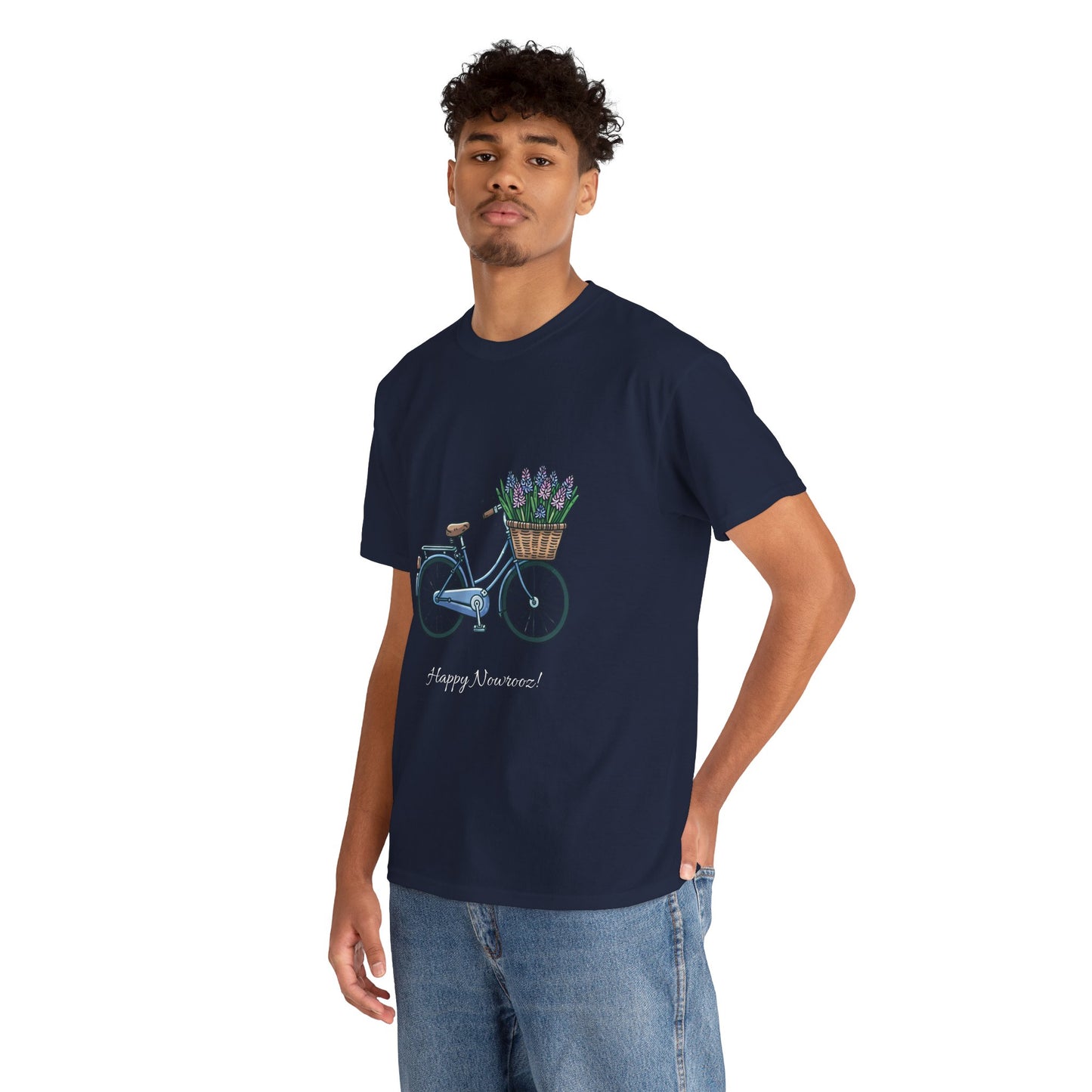 Hyacinth-bike Unisex Nowrooz Tshirt