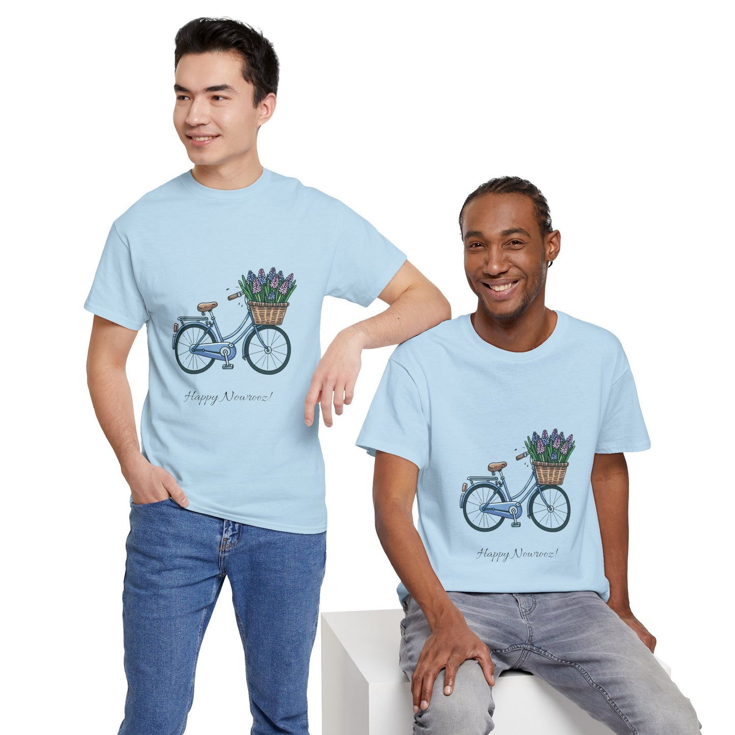 Hyacinth-bike Unisex Nowrooz Tshirt