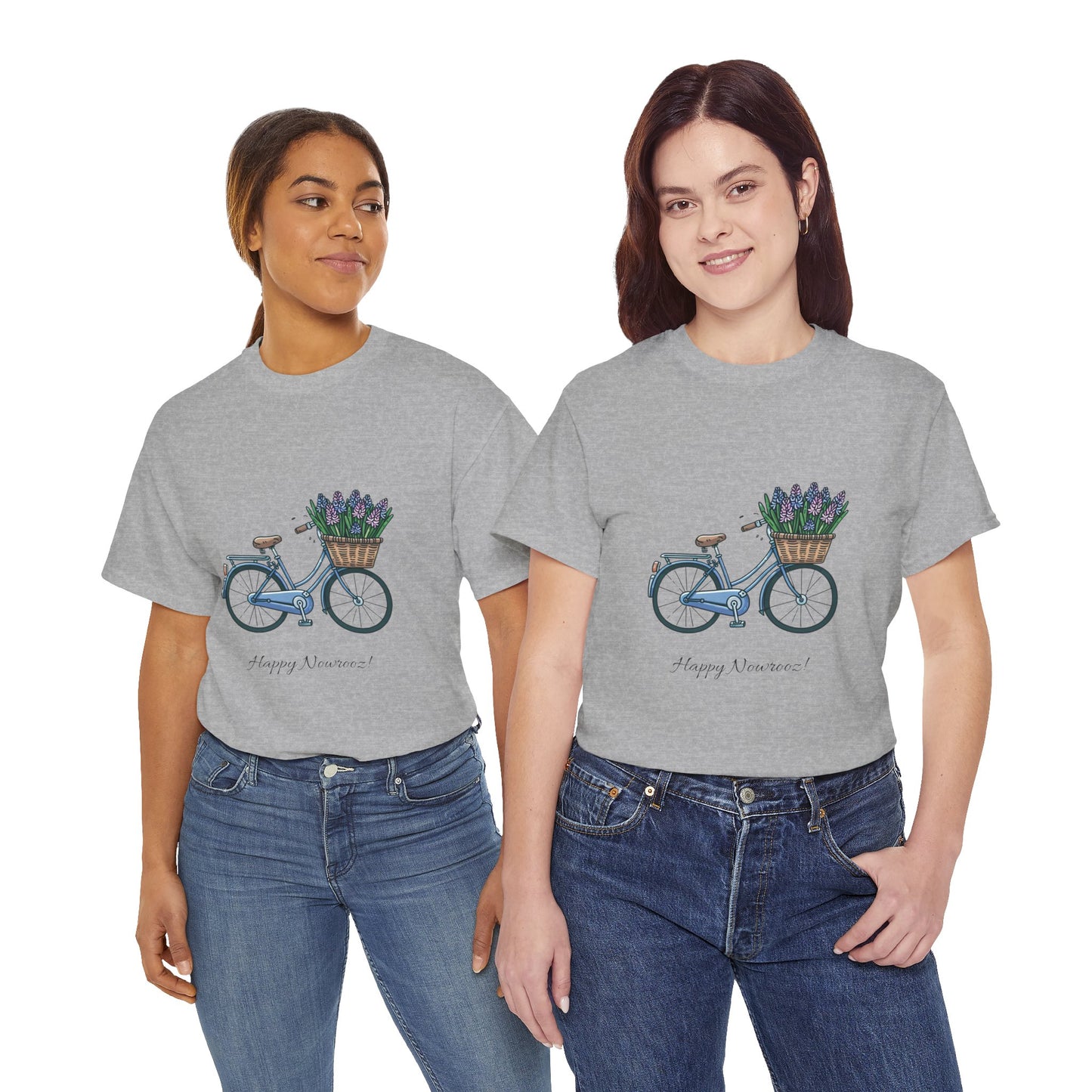 Hyacinth-bike Unisex Nowrooz Tshirt