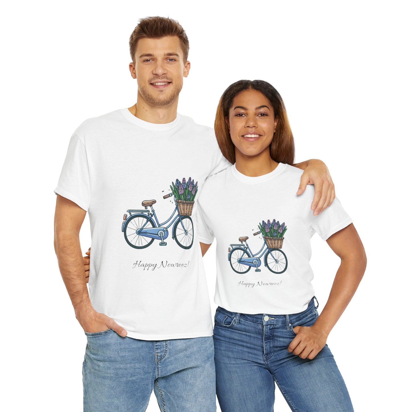 Hyacinth-bike Unisex Nowrooz Tshirt