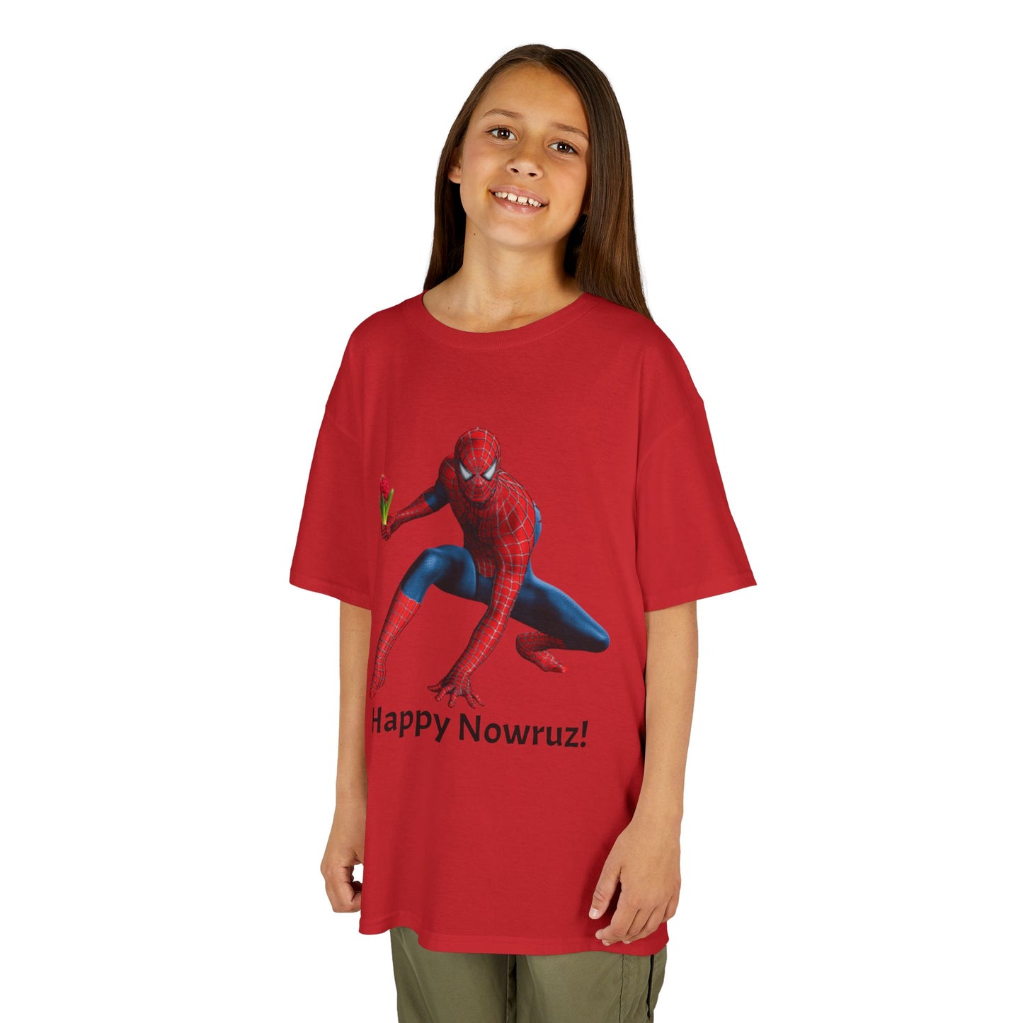 Spiderman Kids Nowruz Tshirt (10 - 18 yrs. Old)