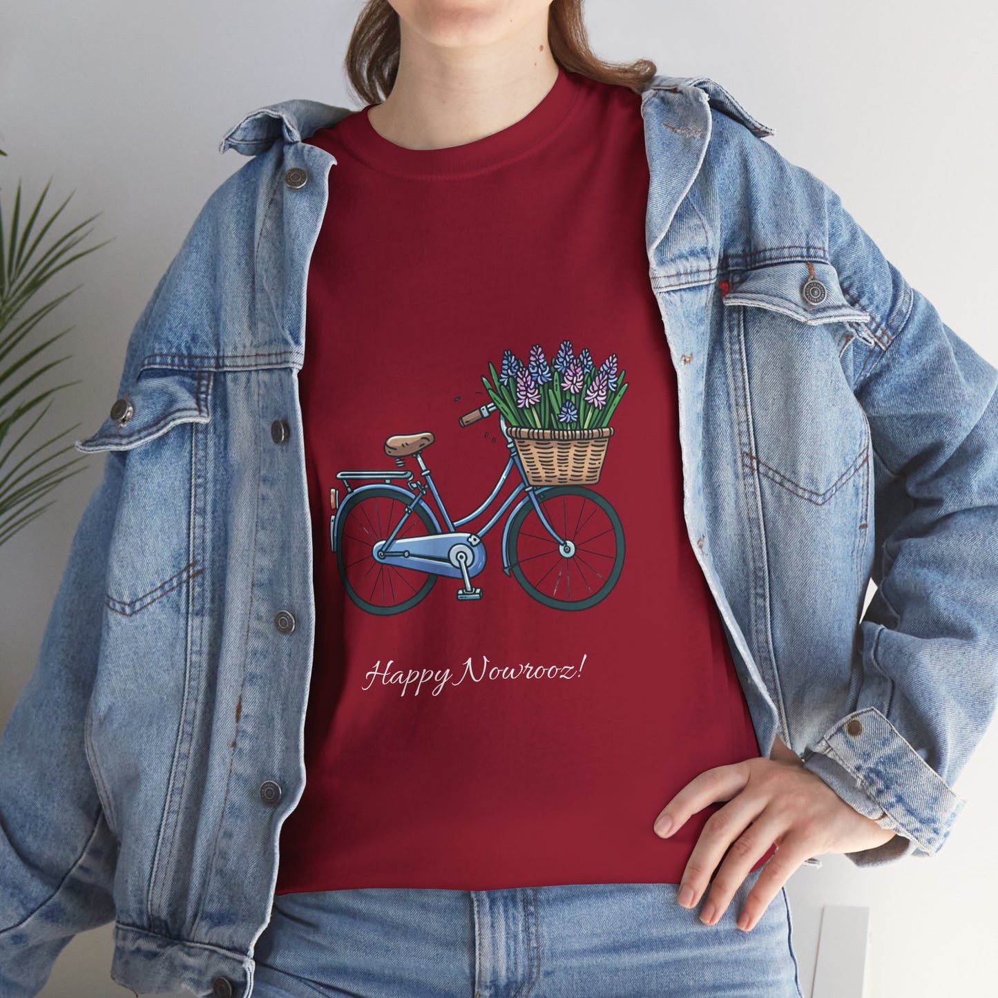 Hyacinth-bike Unisex Nowrooz Tshirt