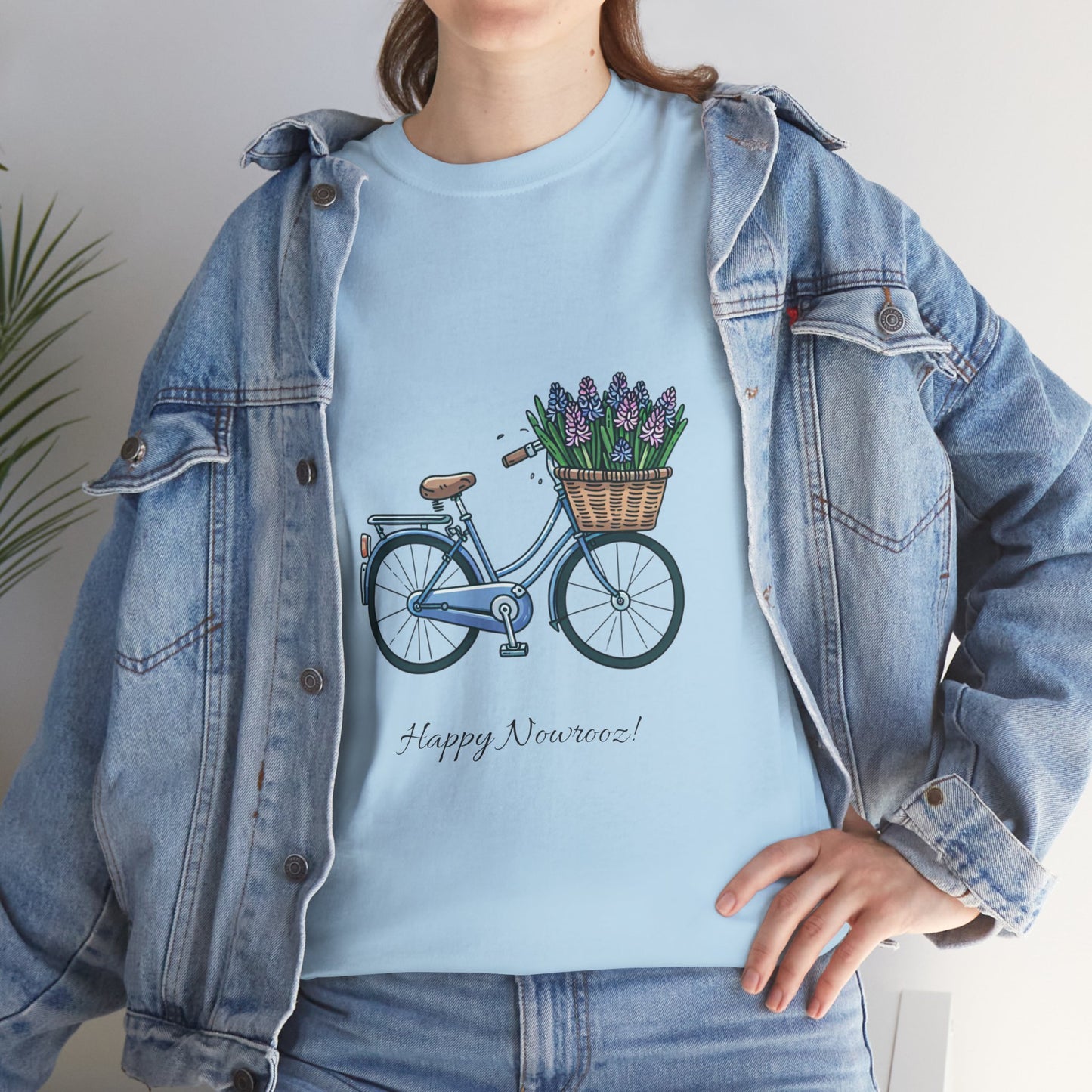 Hyacinth-bike Unisex Nowrooz Tshirt