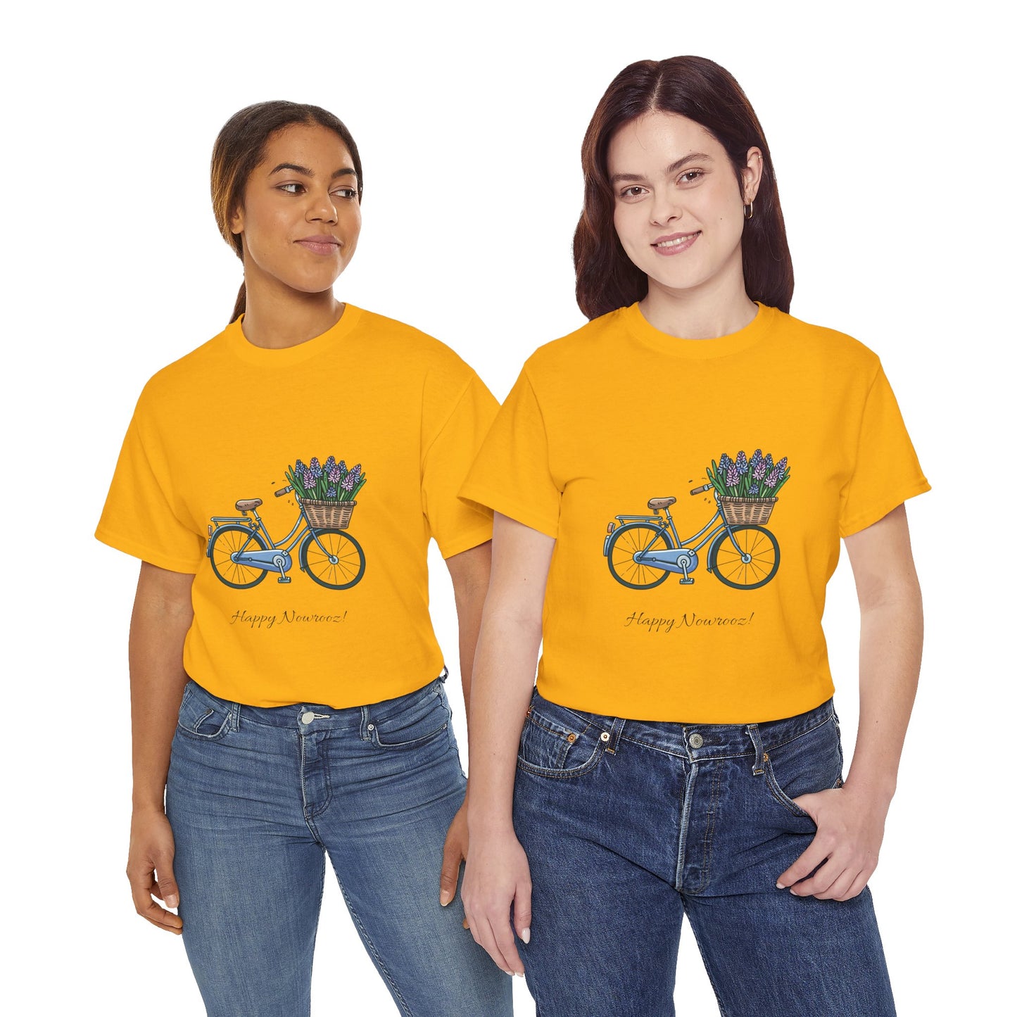 Hyacinth-bike Unisex Nowrooz Tshirt