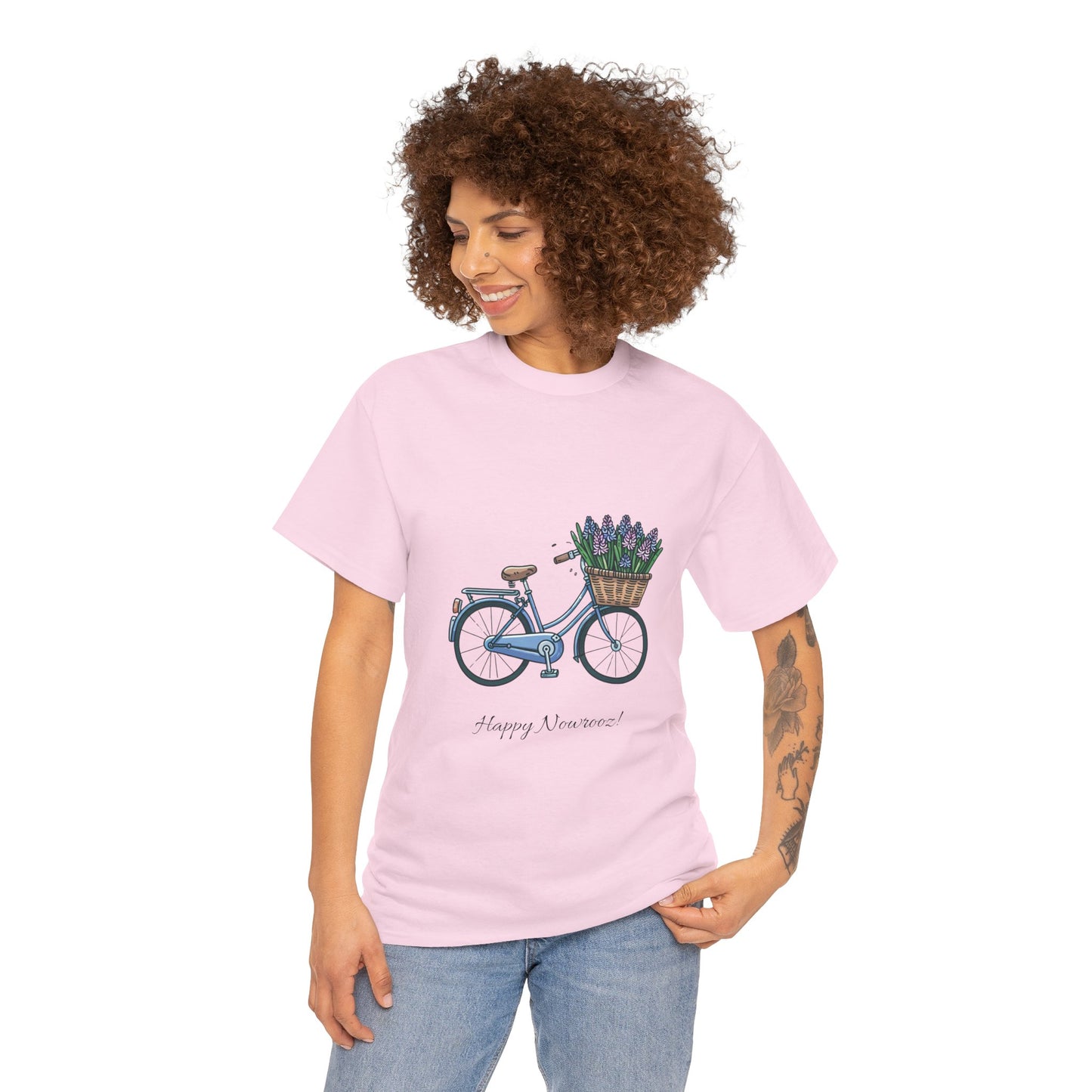 Hyacinth-bike Unisex Nowrooz Tshirt