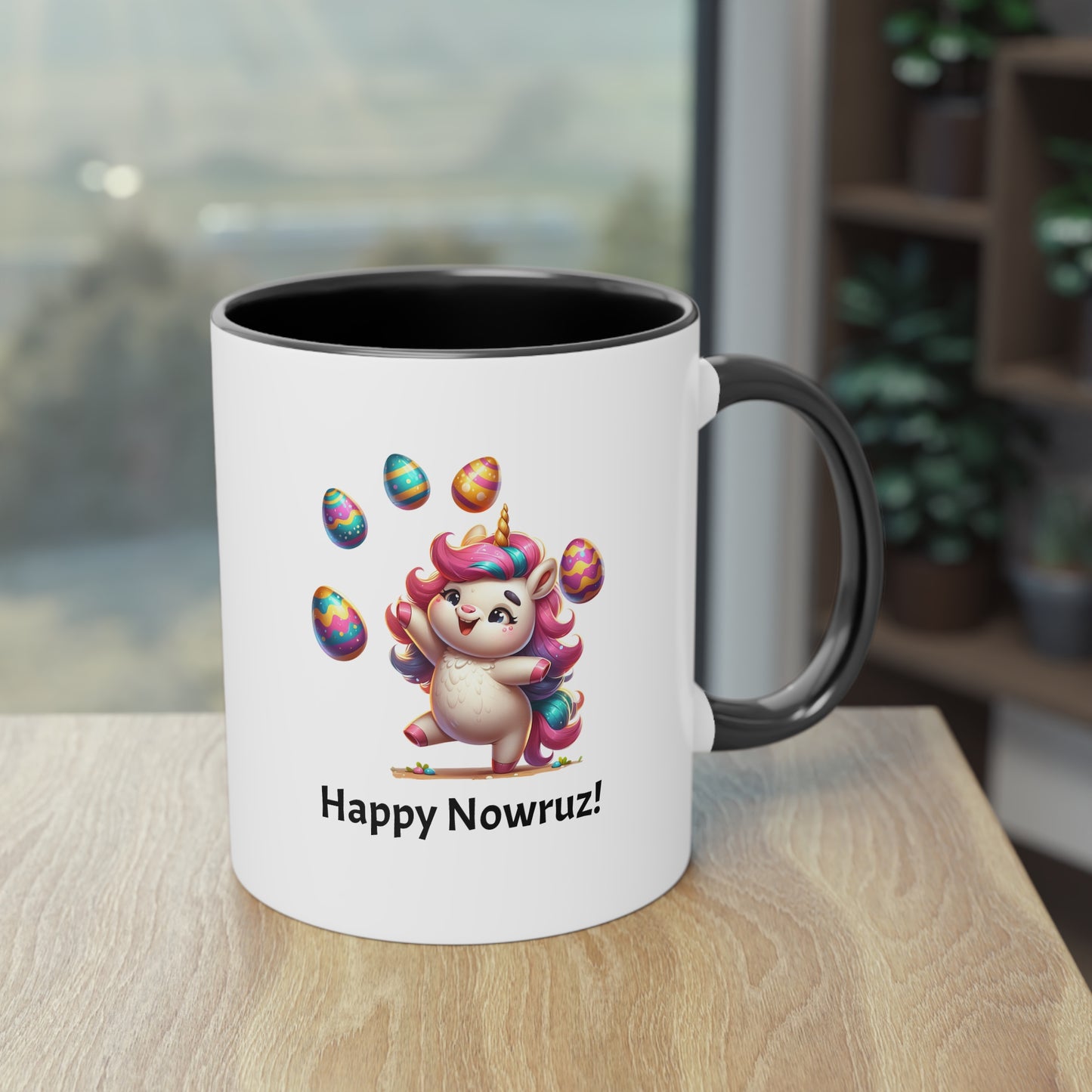 Unicorn Nowruz two-tone Mug