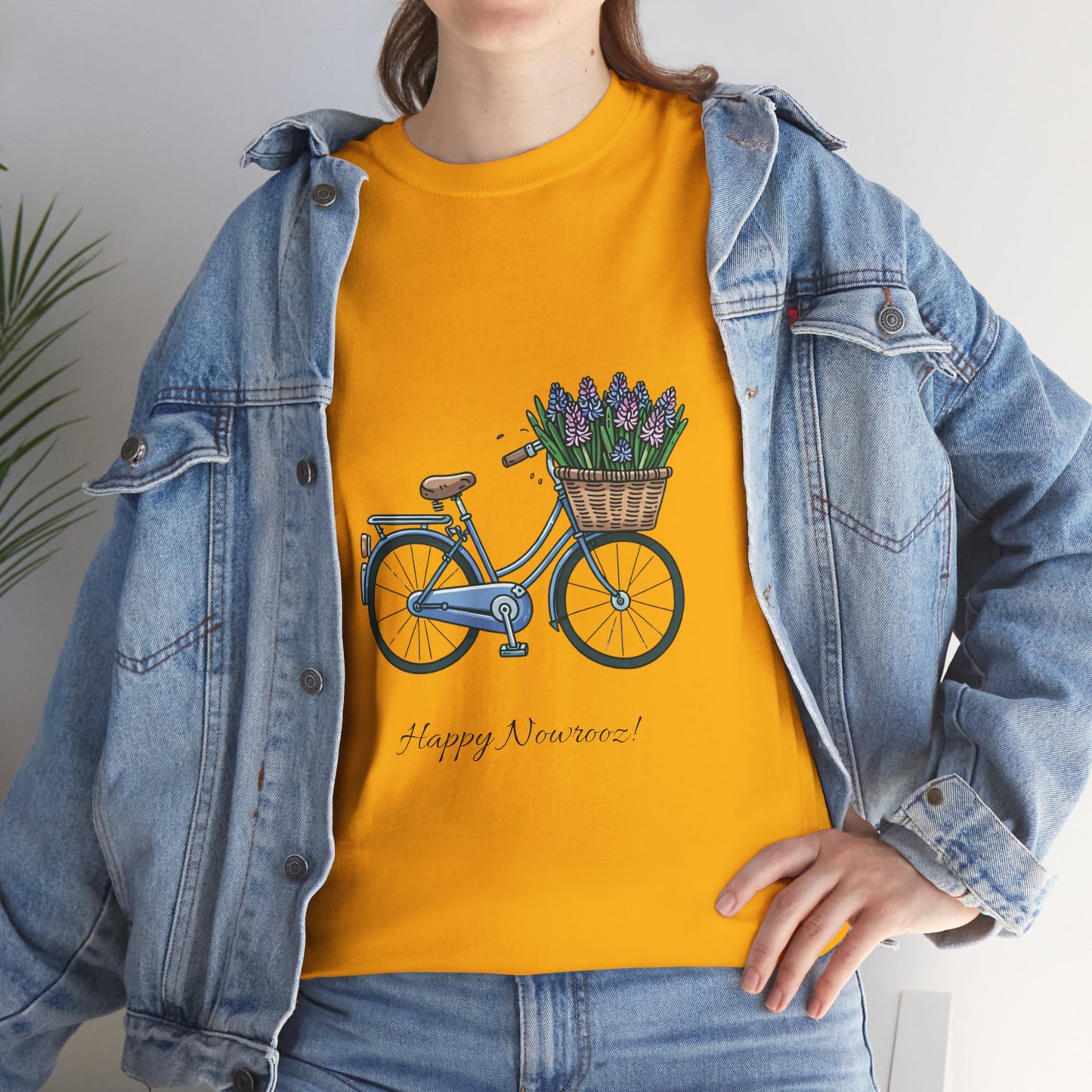 Hyacinth-bike Unisex Nowrooz Tshirt