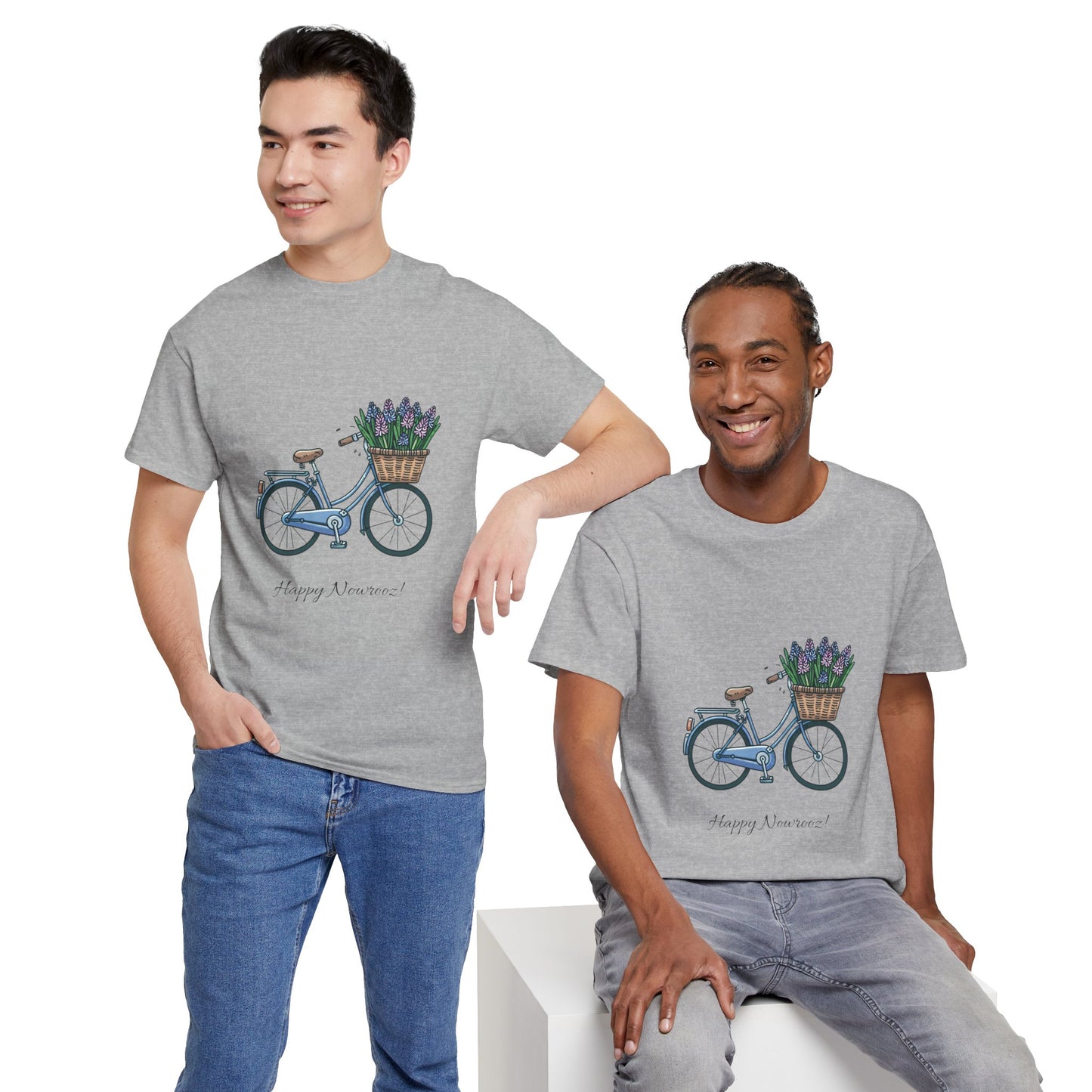 Hyacinth-bike Unisex Nowrooz Tshirt