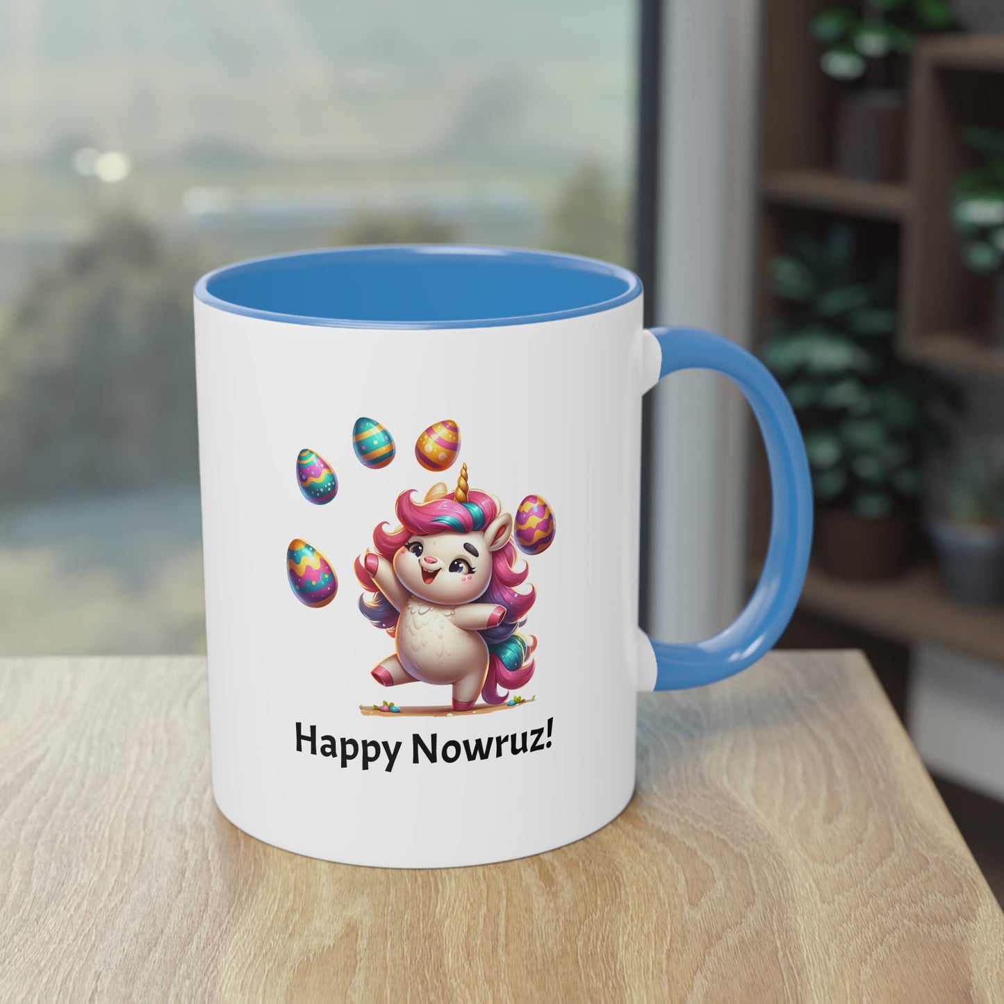 Unicorn Nowruz two-tone Mug