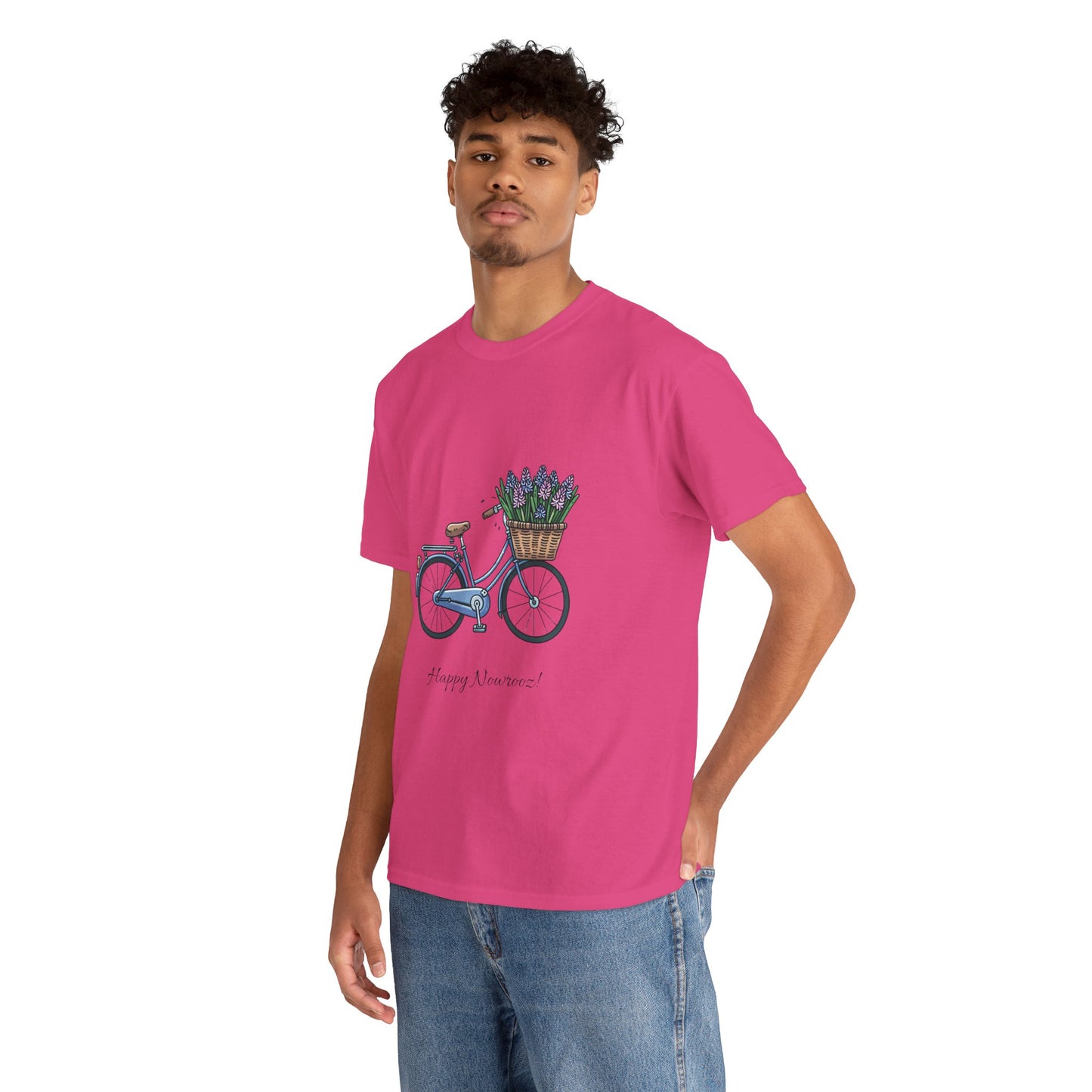 Hyacinth-bike Unisex Nowrooz Tshirt