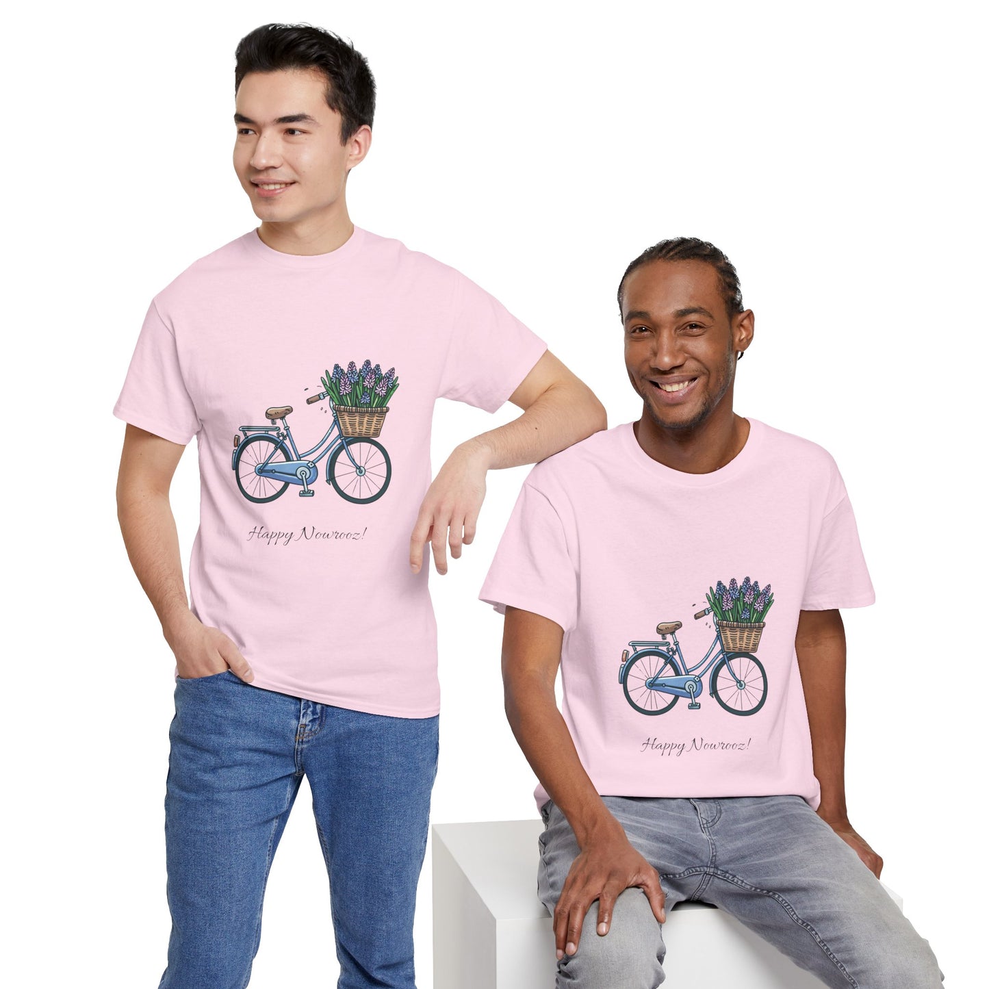 Hyacinth-bike Unisex Nowrooz Tshirt