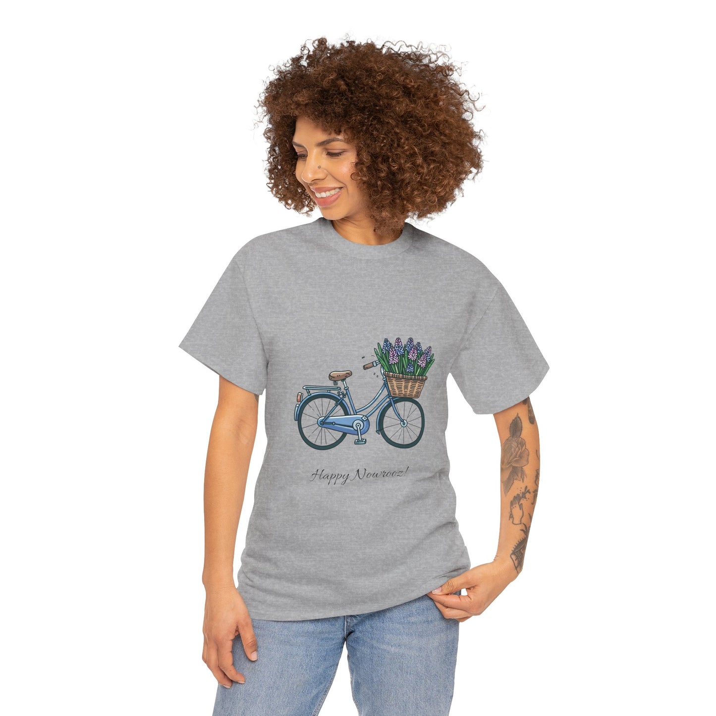 Hyacinth-bike Unisex Nowrooz Tshirt