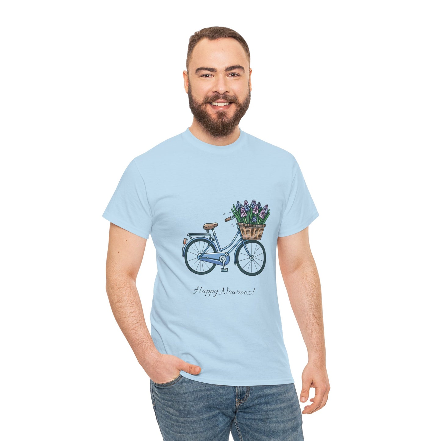 Hyacinth-bike Unisex Nowrooz Tshirt