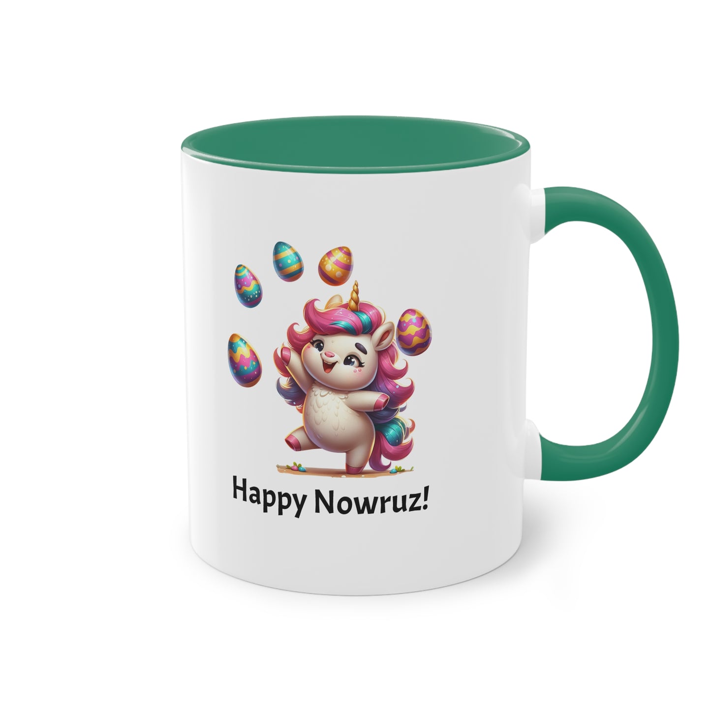 Unicorn Nowruz two-tone Mug