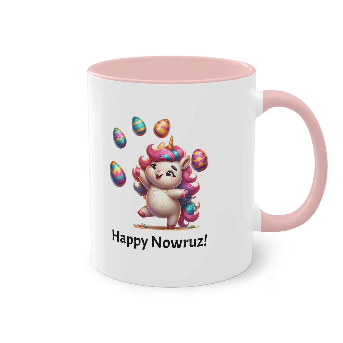 Unicorn Nowruz two-tone Mug