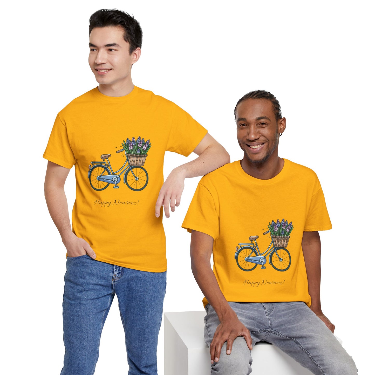 Hyacinth-bike Unisex Nowrooz Tshirt